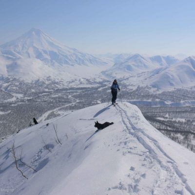 Voyage en ski de randonnée dans la péninsule du Kamtchatka en Russie