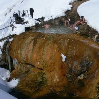 Voyage en ski de randonnée sur les volcans actifs du Kamtchatka